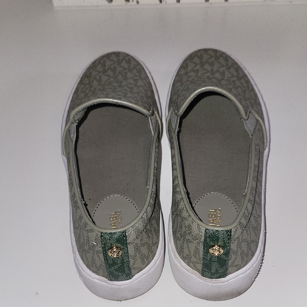 Michael Kors Keaton Sage Green Slip-On Sneakers - Picture 5 of 6
